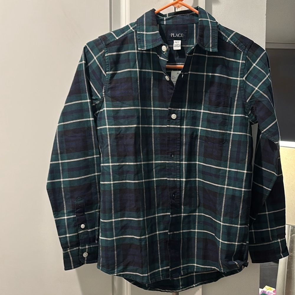 NWT Children’s Place Tartan Plaid Shirt (10/12/)